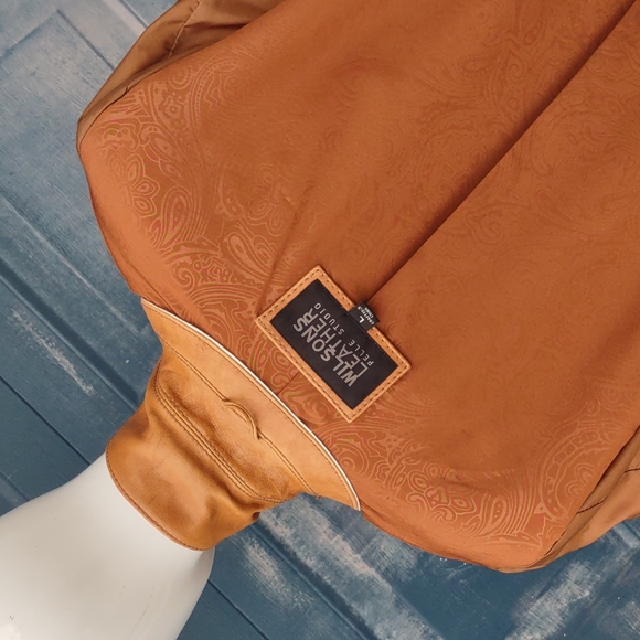 Wilsons Leather® Ladies Vintage full Length "HEAVY LEATHER" Coat - Picture 10 of 17